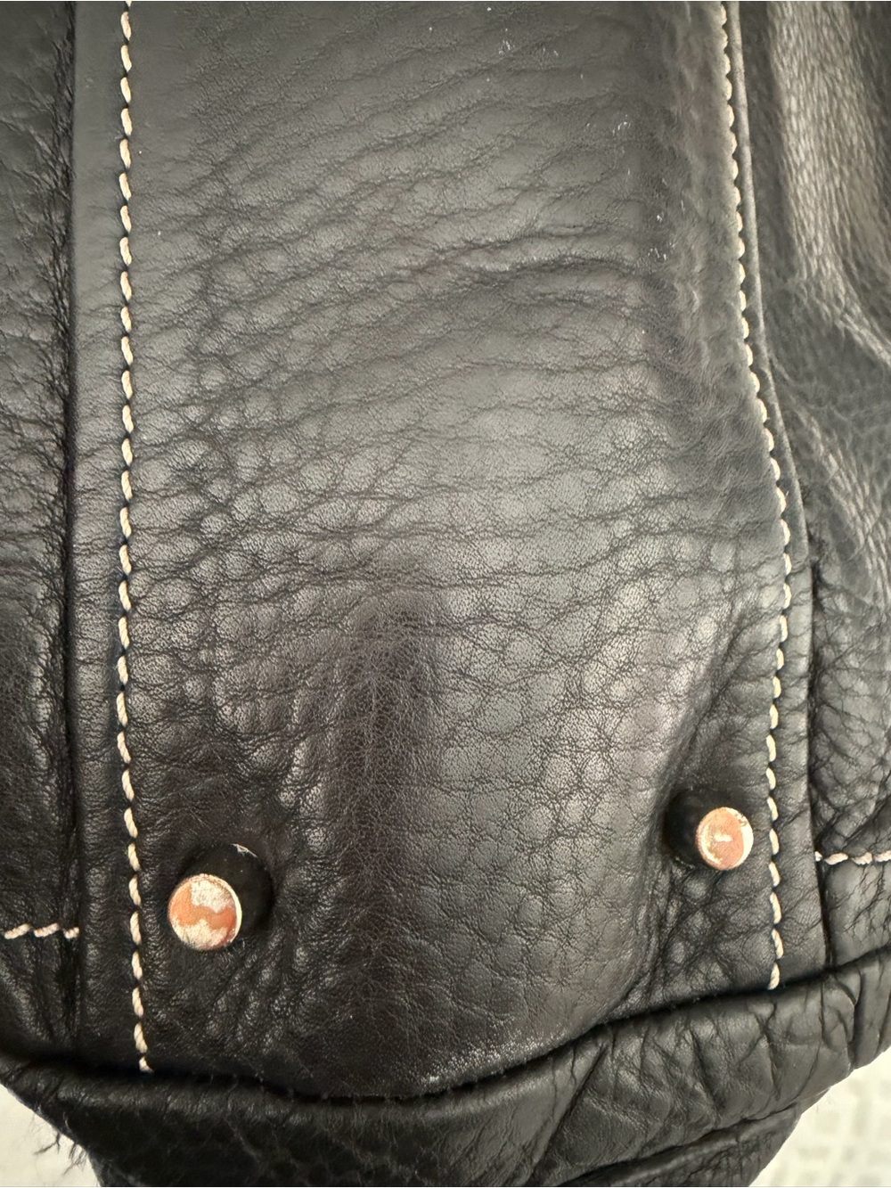 Prada Black Leather Shoulder Bag with Silver Hardware - Picture 7 of 14
